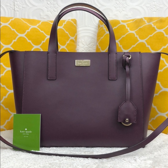kate spade Handbags - 🌸OFFERS?🌸Kate Spade Leather Burgundy Satchel